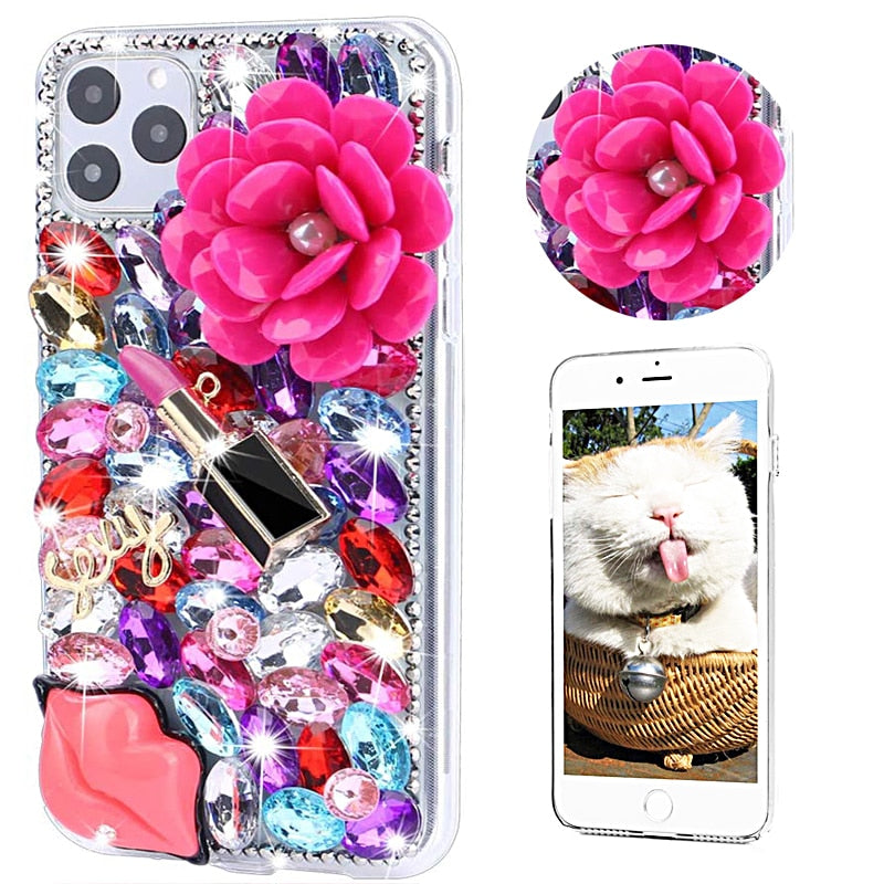 Cinderella Phone Case  https://mbell-ish.com/products/cinderella-phone-case  You may not be able to attend the ball, but you can surely stop tracks with this dazzling Cinderella inspired phone case! Compatible Brand: SamsungType: 3D CaseFeatures: Anti-Fingerprint, Anti-Scratch, DustproofDesign: Jewelled, Floral, Pearl