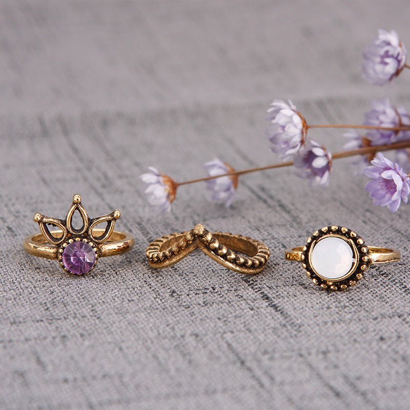 Stackable Antique Ring Sets - mBell-ish
