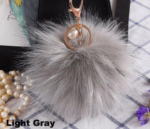 Fluffy Pom Pom Bag Charms - mBell-ish