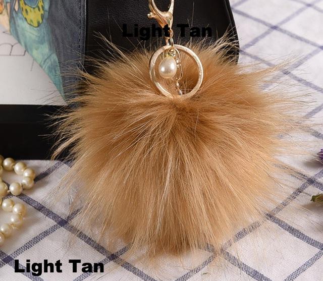 Fluffy Pom Pom Bag Charms - mBell-ish