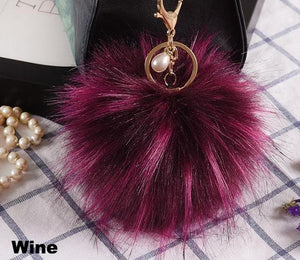 Fluffy Pom Pom Bag Charms - mBell-ish