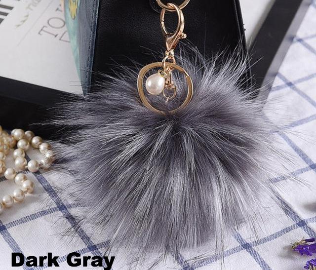 Fluffy Pom Pom Bag Charms - mBell-ish