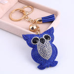 Rhinestone Owl Bag Charm - mBell-ish