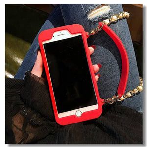 Handbag Phone Case with Pearl Chain & Wallet - mBell-ish