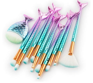 Mermaid Makeup Brush Sets - mBell-ish