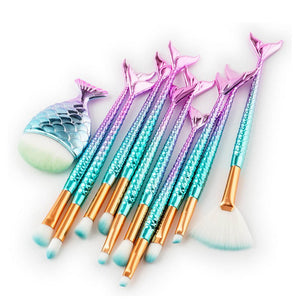 Mermaid Makeup Brush Sets - mBell-ish