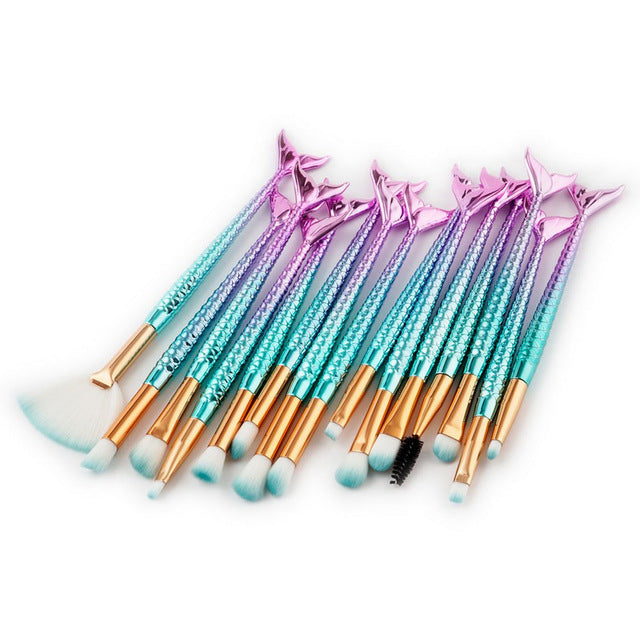 Mermaid Makeup Brush Sets - mBell-ish