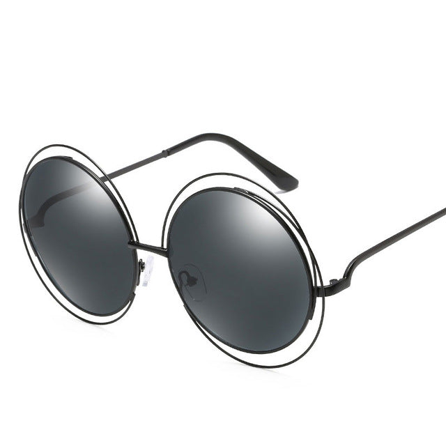 Round Oversized Sunglasses - mBell-ish