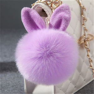Fluffy Animal Ear Bag Charms - mBell-ish