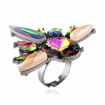 Multicolor Crystal Rhinestone Ring - mBell-ish