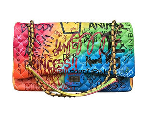 Graffiti Chain Purse - mBell-ish